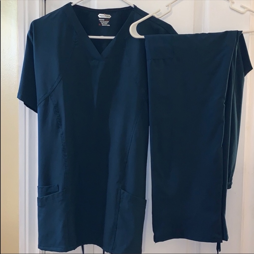 Caribbean Blue Scrub Set XL